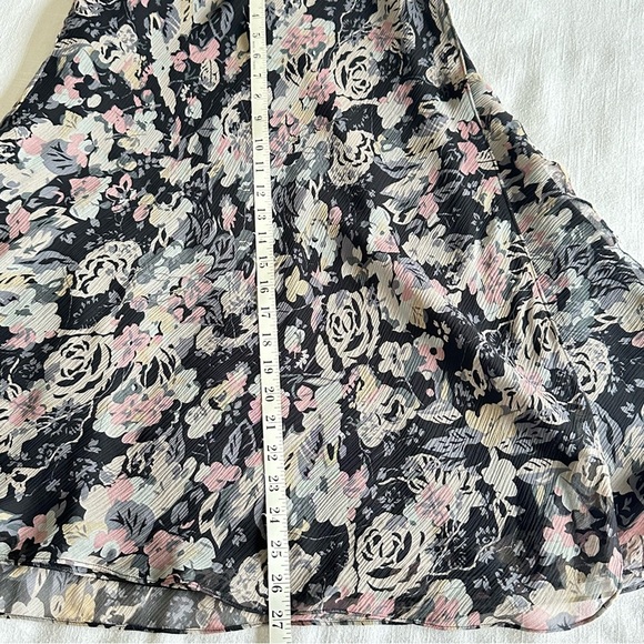 Vtg NWT Charter Club Y2K Silk Floral  Wrap Skirt Womens Sz 10 Office Corpcore - Picture 8 of 14
